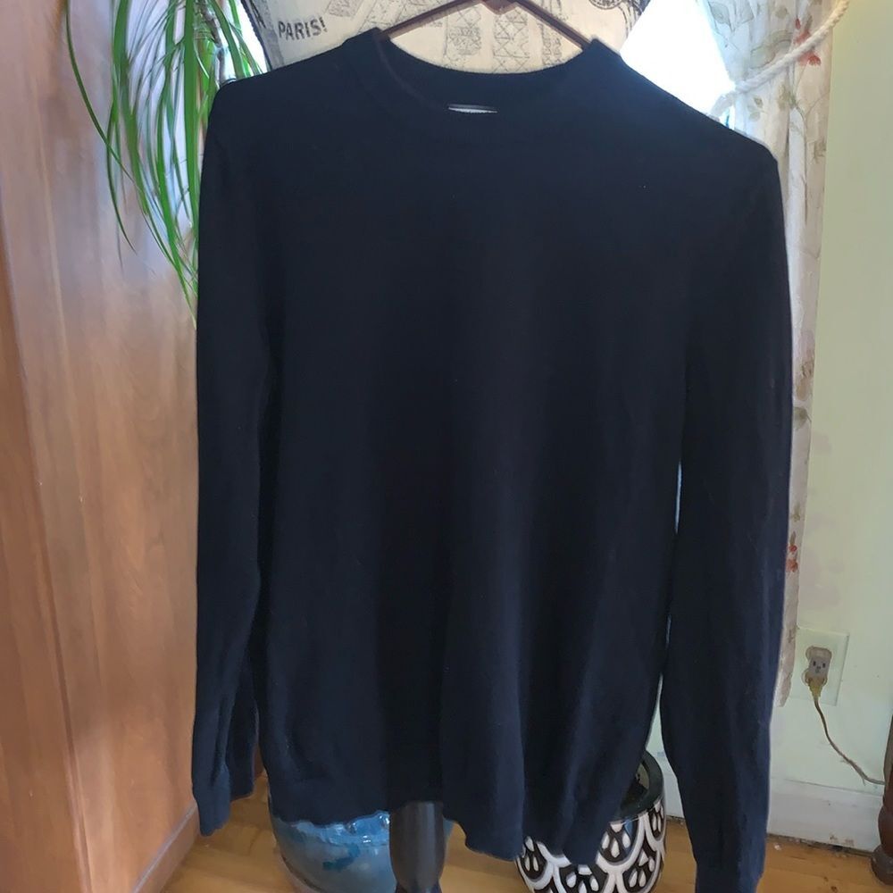 Nordstrom TopShop Black cotton Sweater M